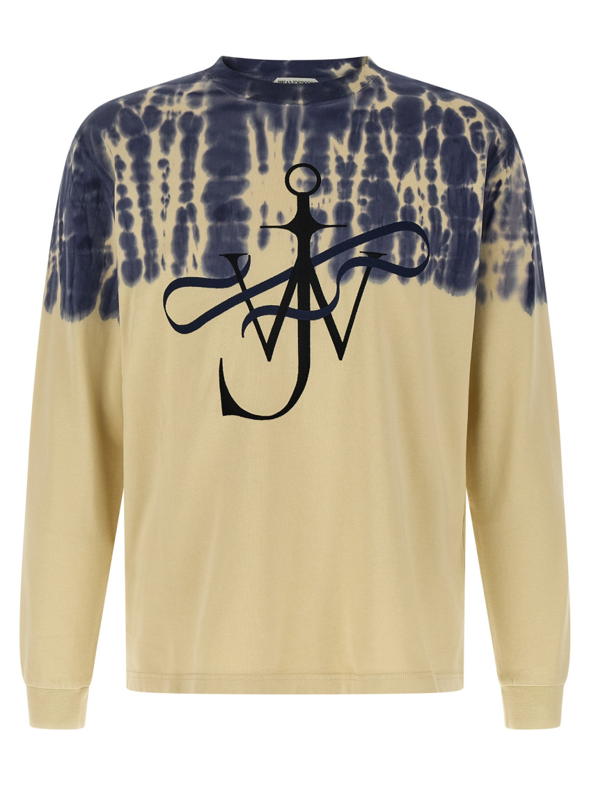 JW Anderson - anchor ribbon graphic long sleeve t shirt