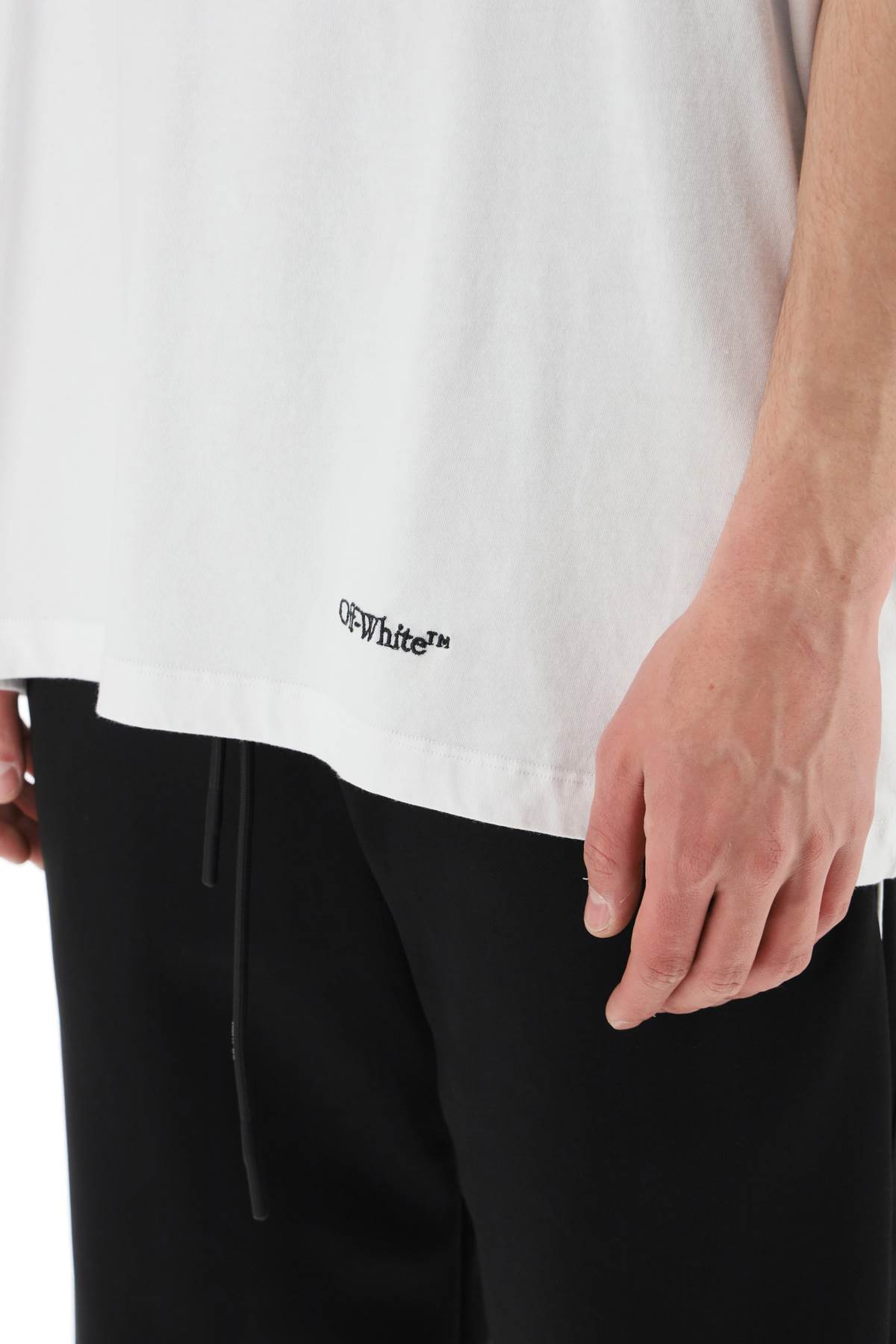 Scribble Diag Oversized T-shirt