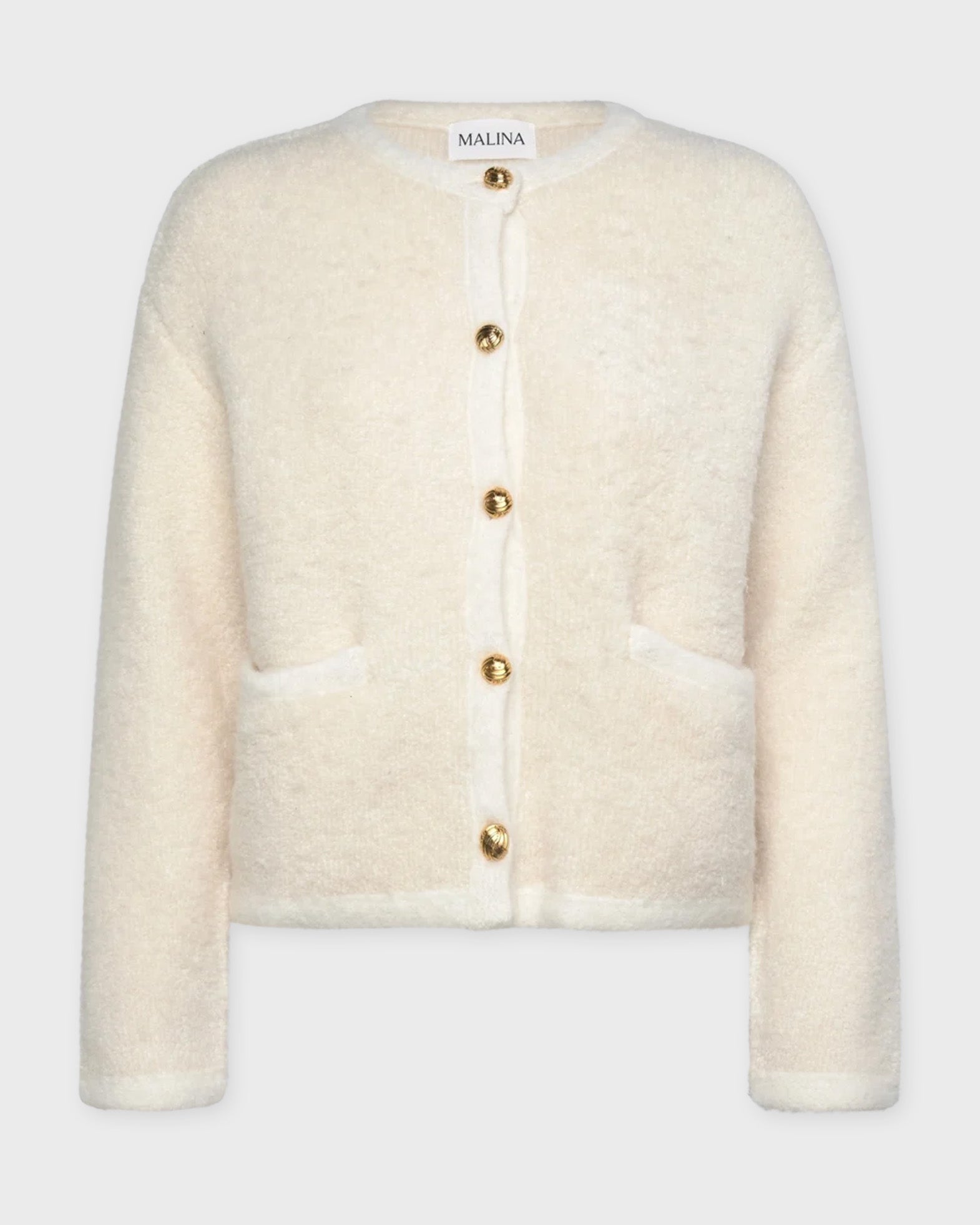 Malina Cardigan Carly Wool Blend Vanilla
