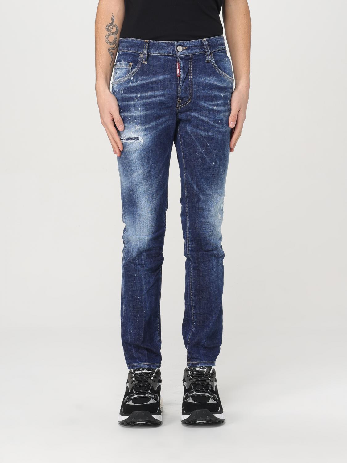 Distressed skinny jean - Blue