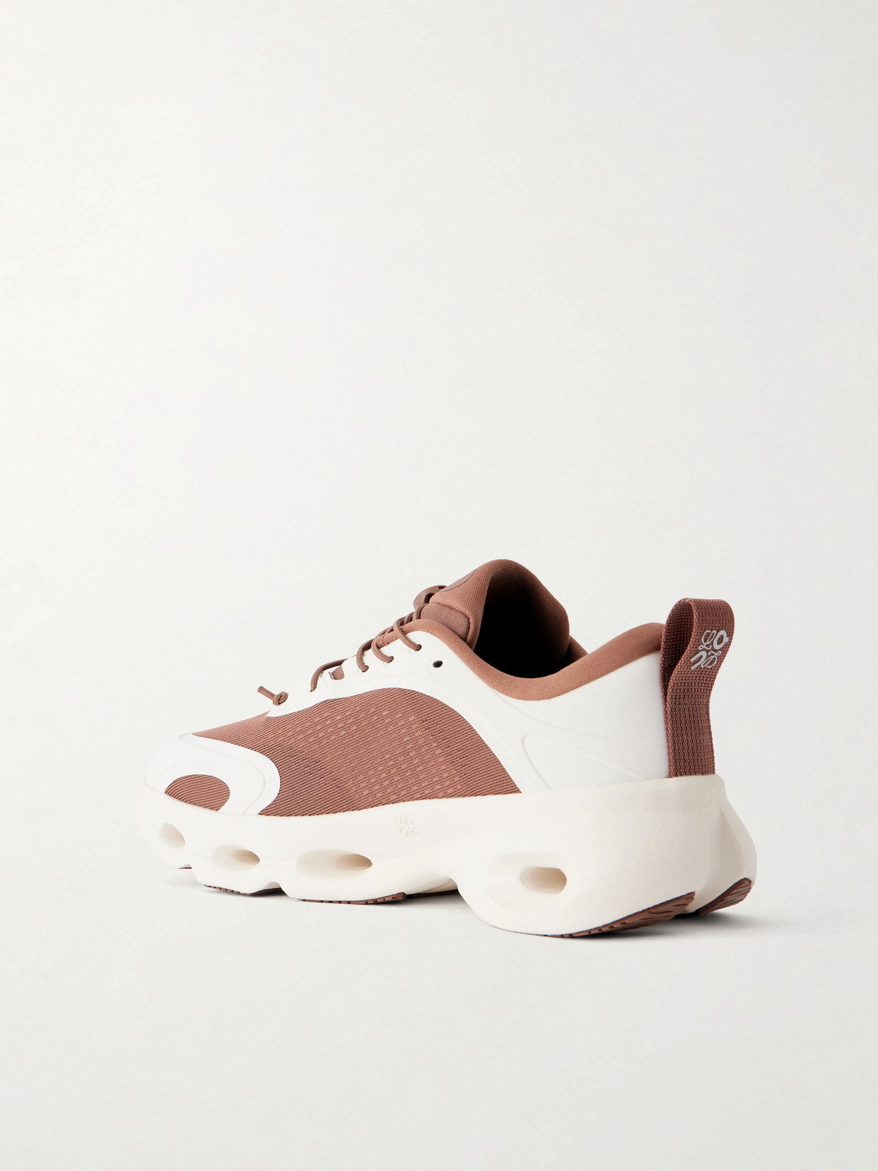+ On Cloudsolo Rubber-trimmed Recycled Mesh Sneakers - Blush