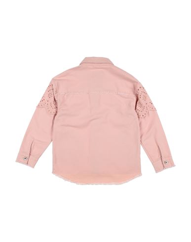 Kid Girl Denim outerwear Pink Size 11 Cotton