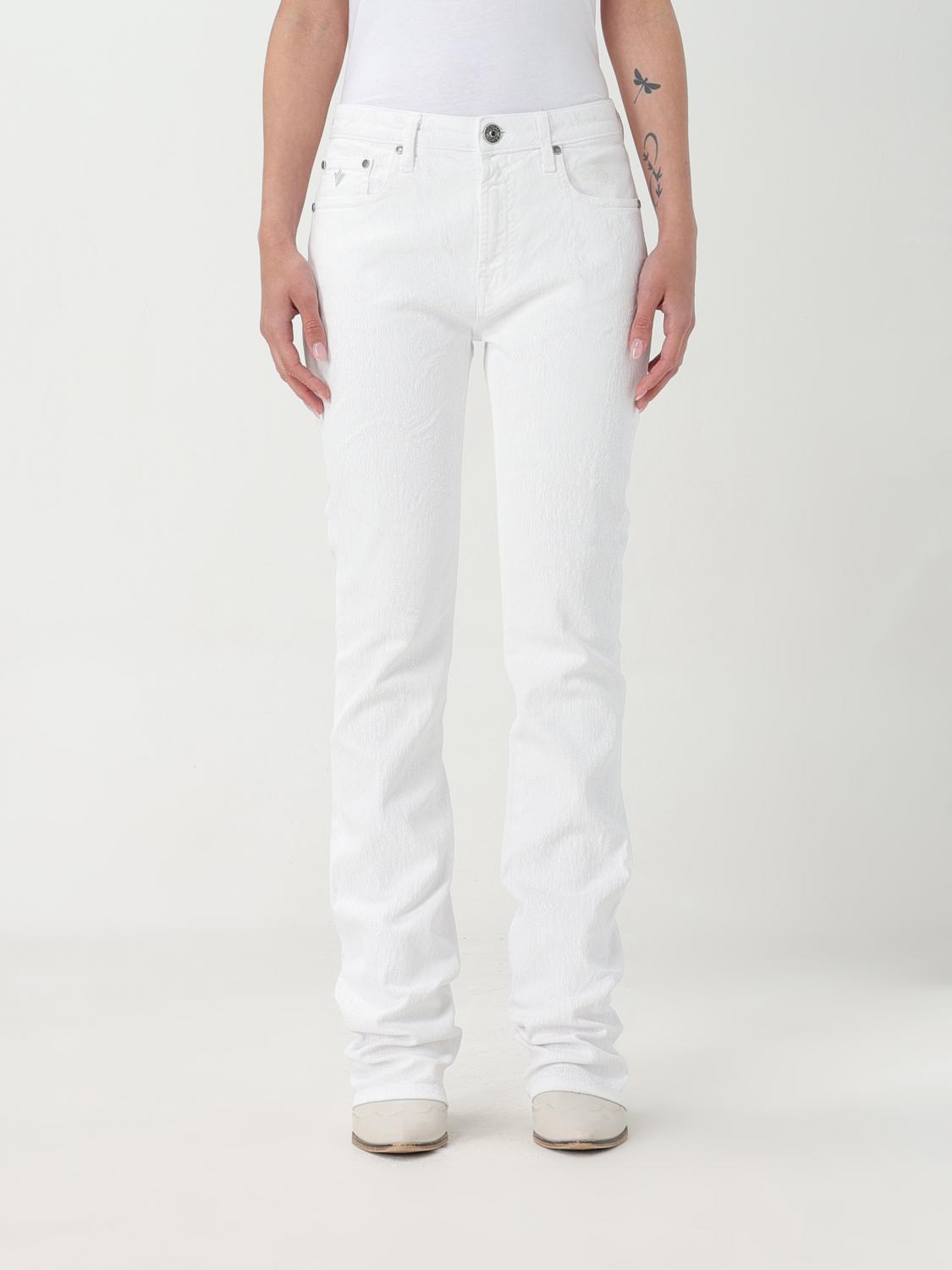 Jeans Woman color White
