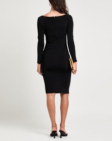 Pinko Woman Midi dress Black Size 4 Polyamide, Viscose, Elastane