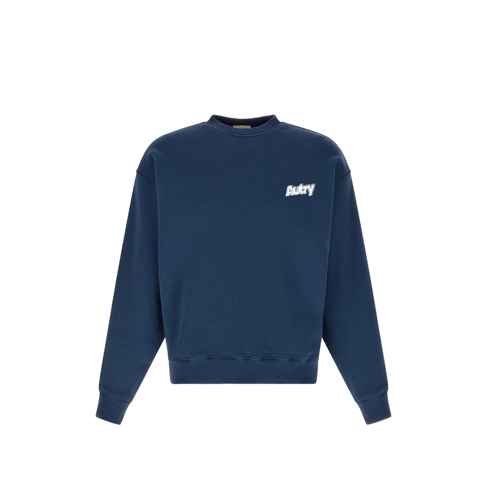 Logo Print Embroidery Sweatshirt