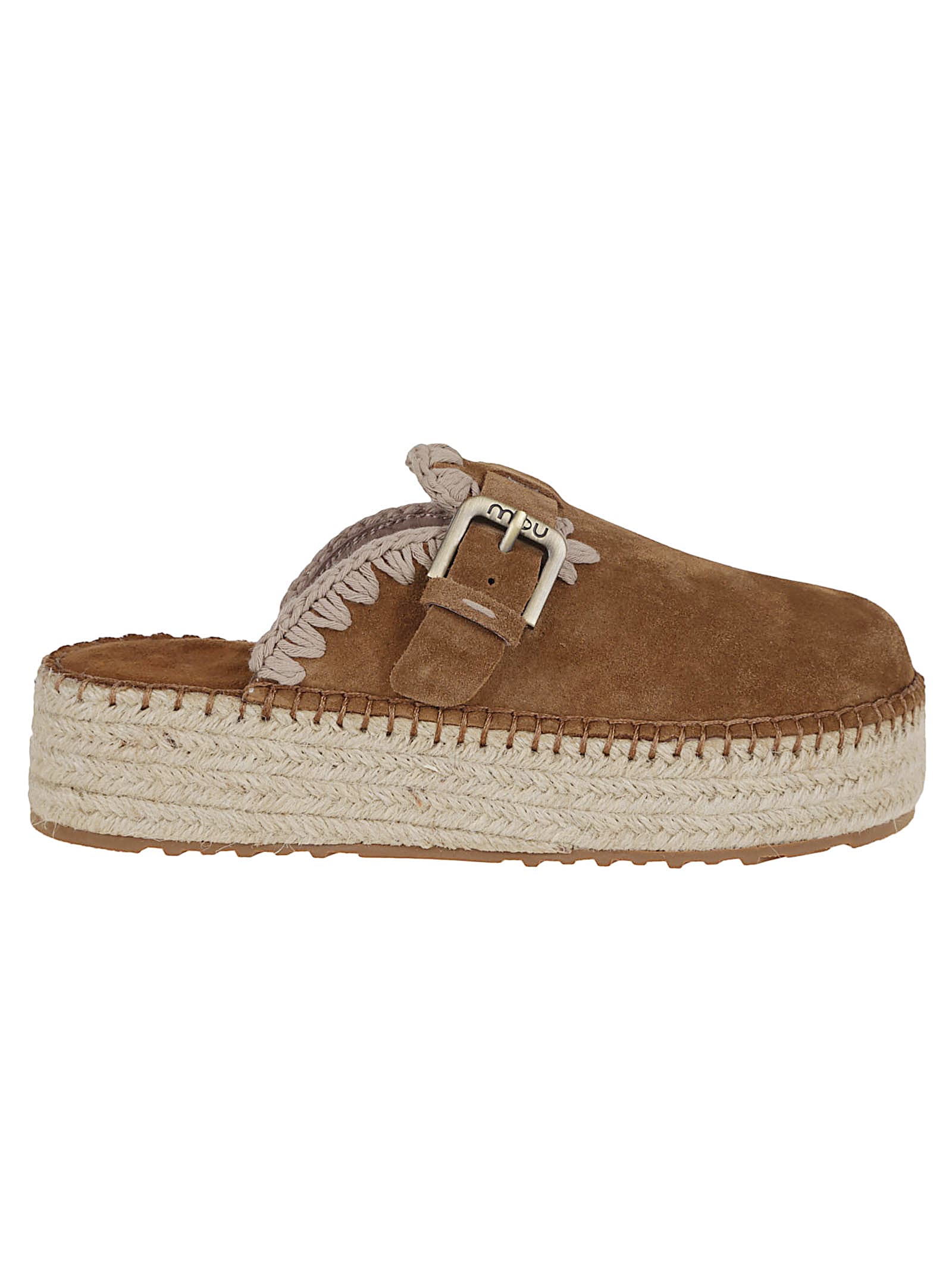 Jute Clog Plain Suede