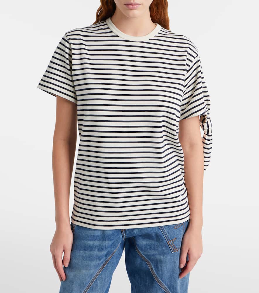 Striped cotton jersey T-shirt