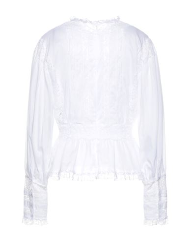 Woman Top White Size 6 Cotton, Polyamide, Viscose