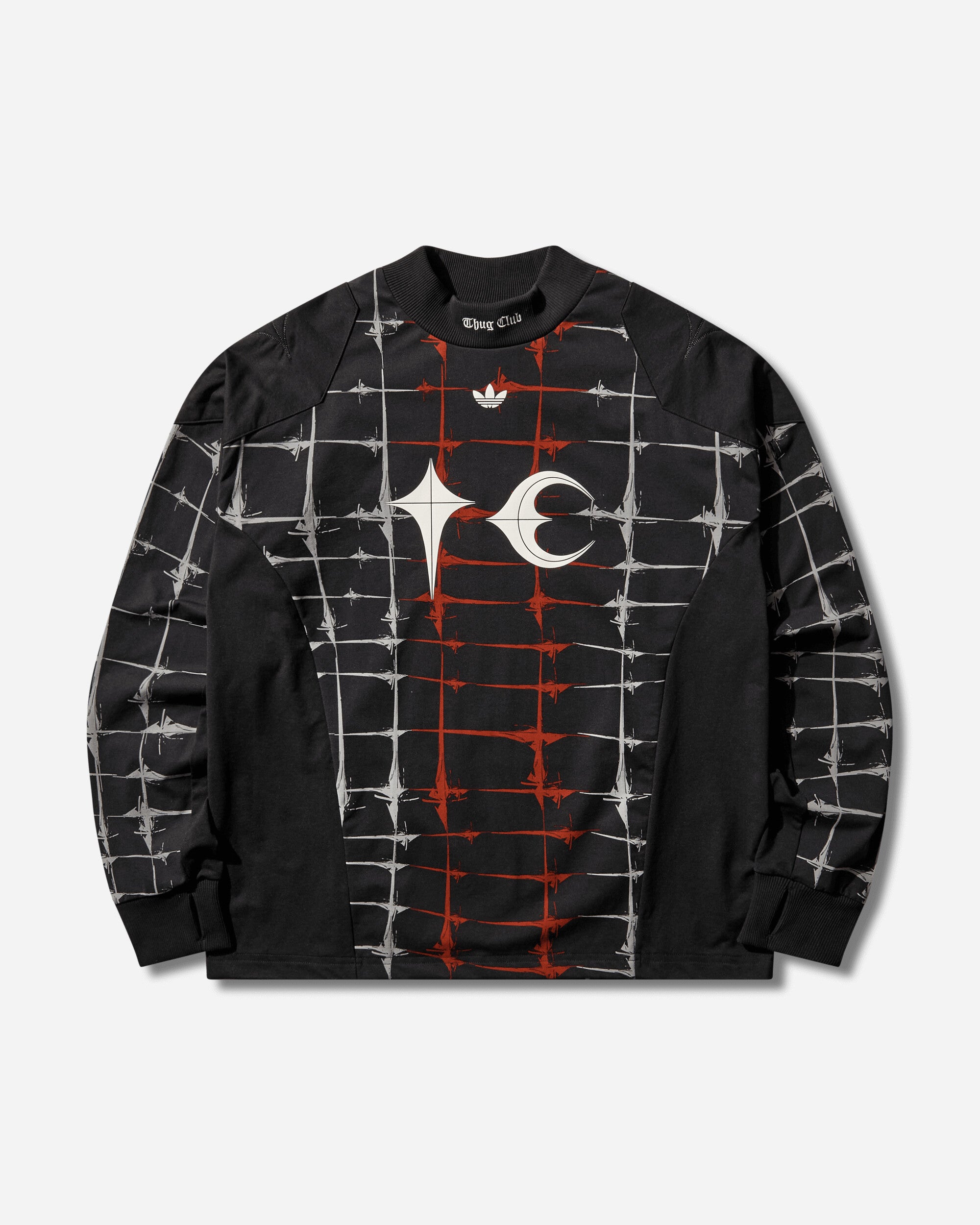 Men's x Thug Club Goalie Long Sleeve Top in Black