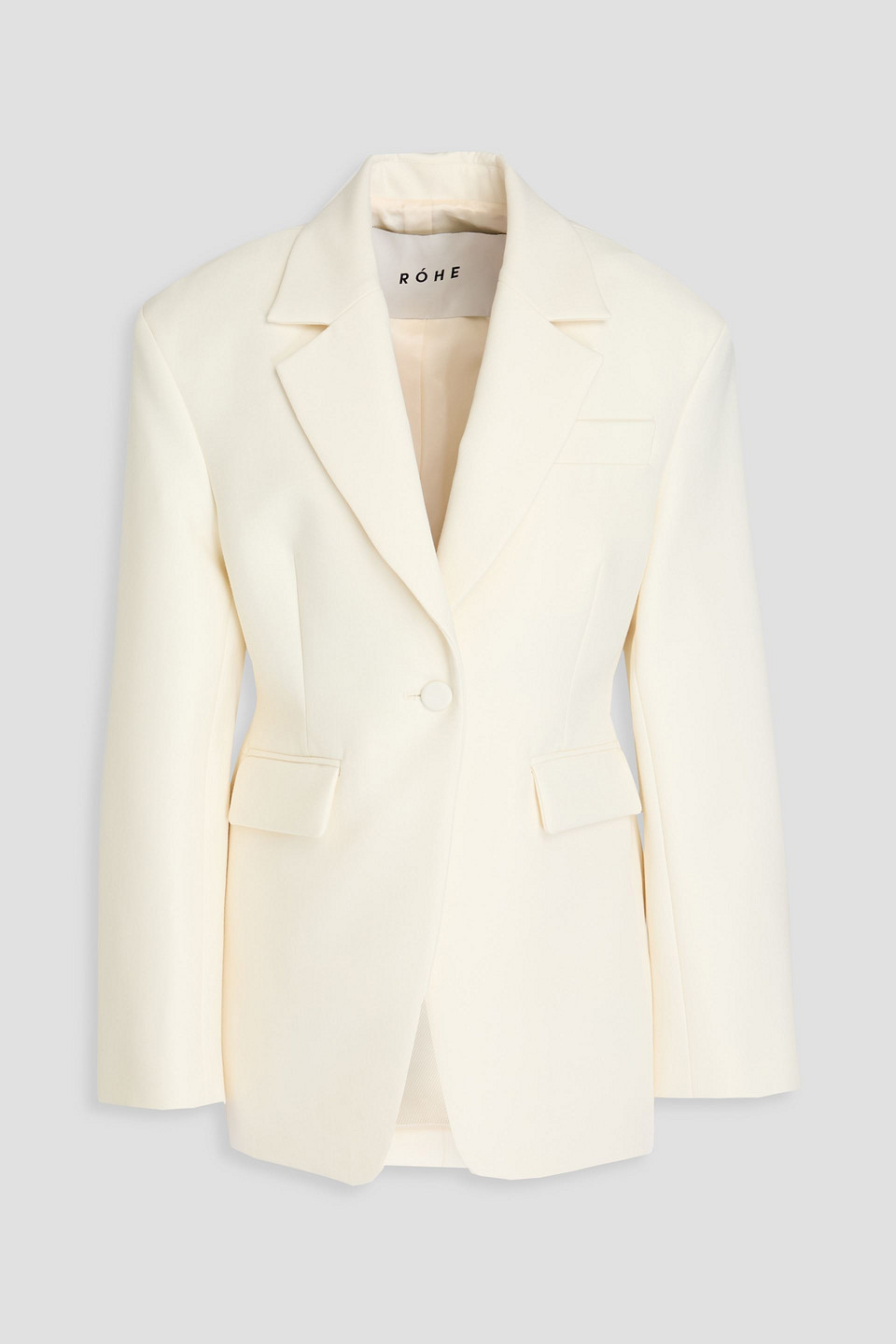 Crepe blazer - White - DE 38