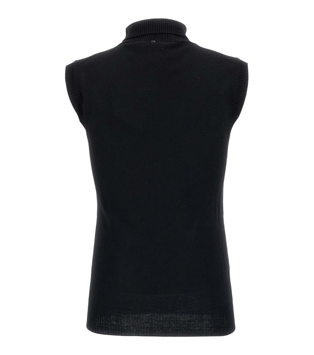 Black Turtle Neck Top