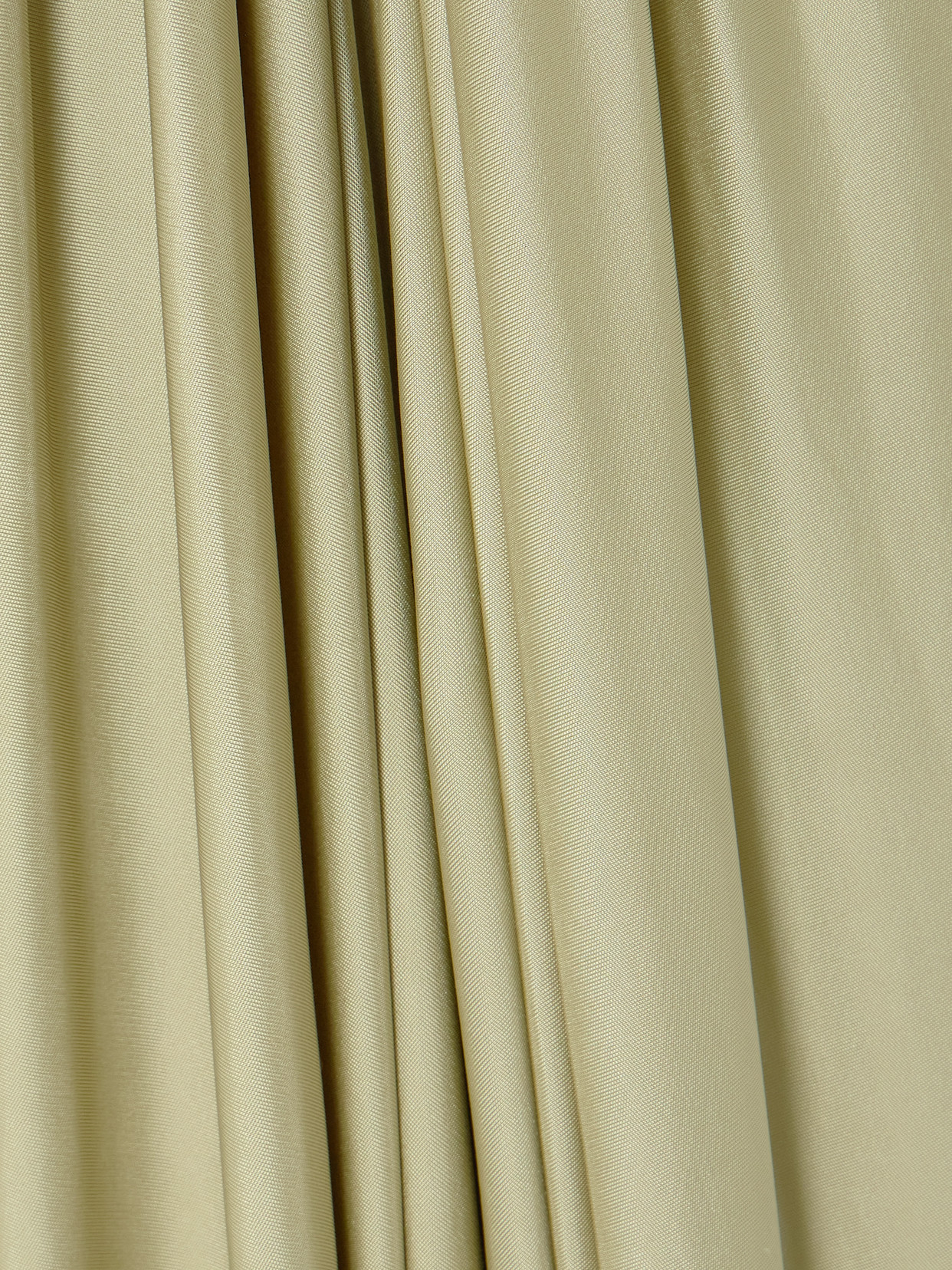 Olivienne Strapless Pleated Satin Gown - Green