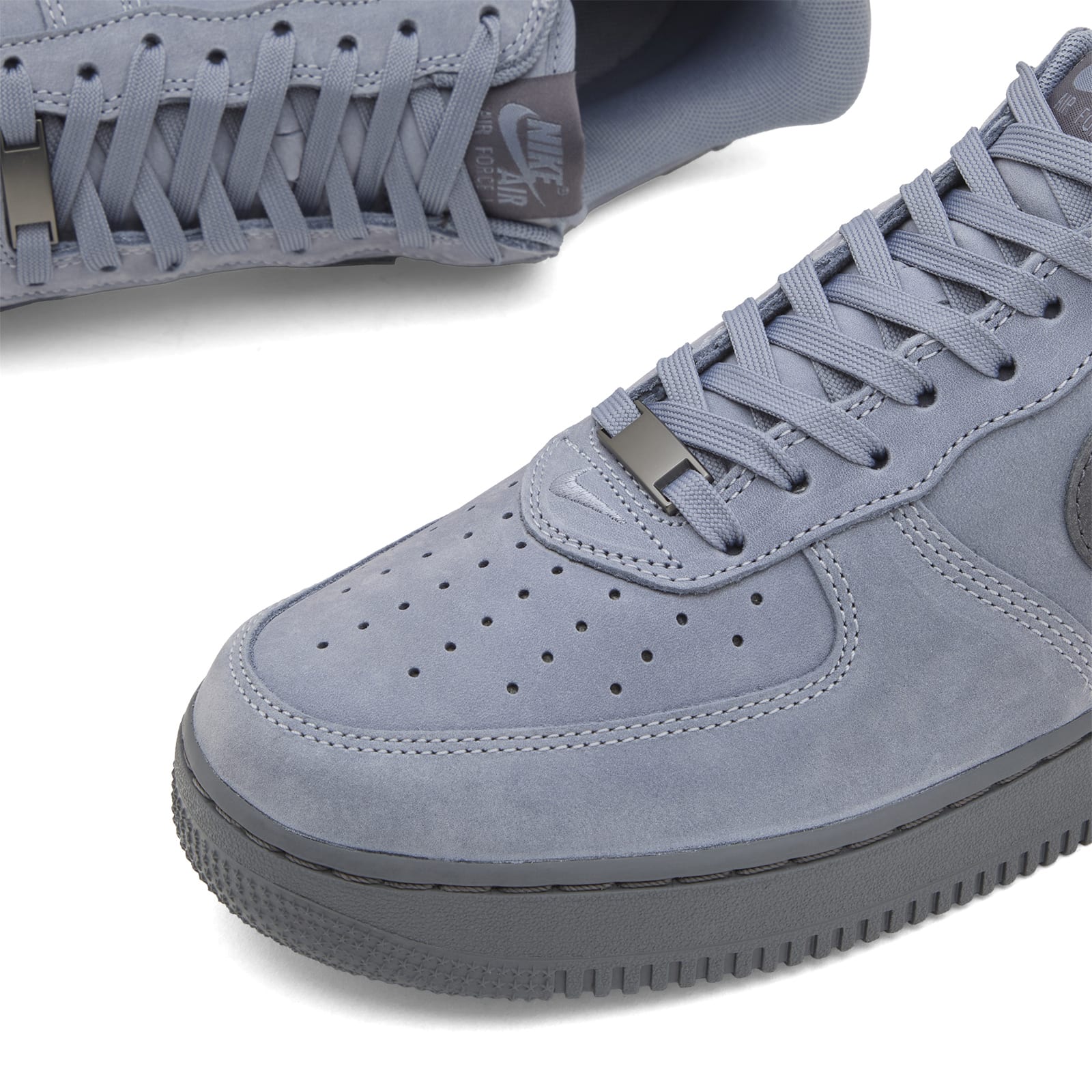Men's Air Force 1 Low Retro Prm Qs Sneaker in Dark Sky Blue/Dark Blue Grey