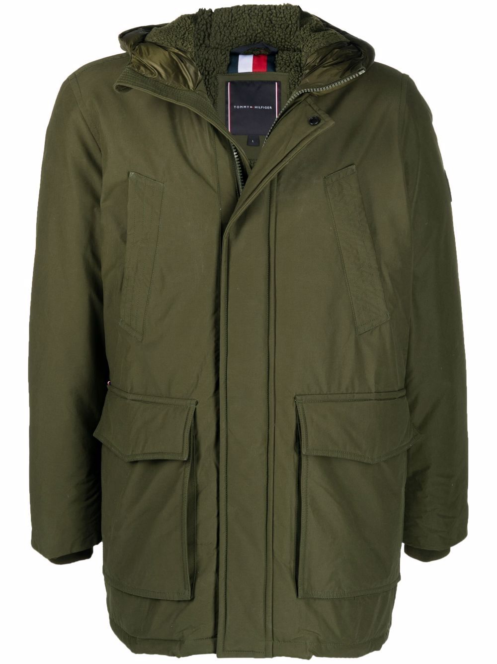 Rockie Dry Wax hooded parka - Black