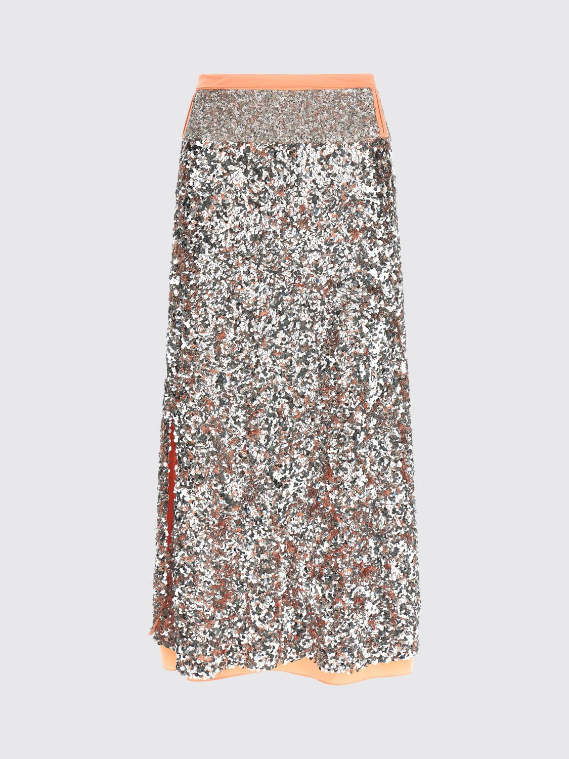 Skirt Woman color Silver