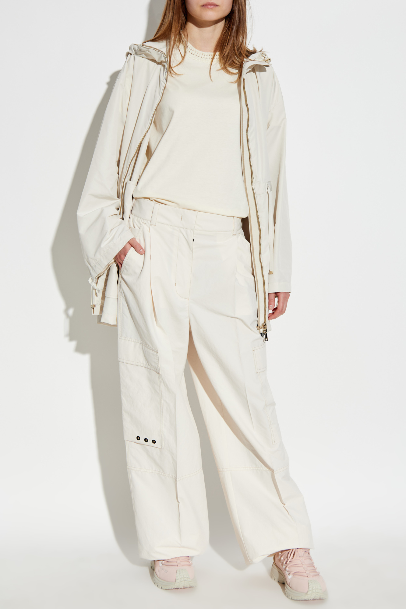 Moncler Jacket Saverne, Women's, Cream