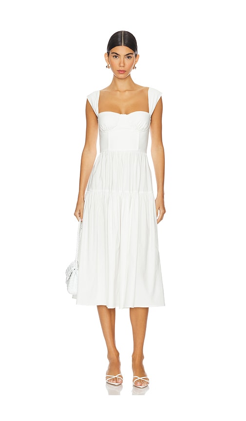 WeWoreWhat Corset Midi Dress in White. - 10 also