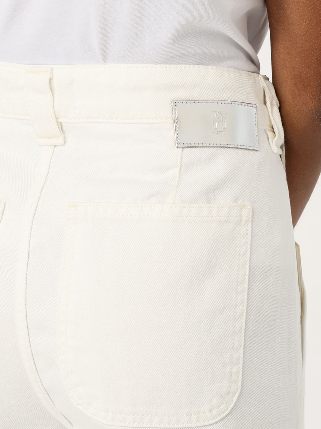 Pants PT01 Woman color White