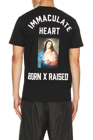 Born x Raised Immaculate Tee in Black - Black. M also in L, S, XL/1X