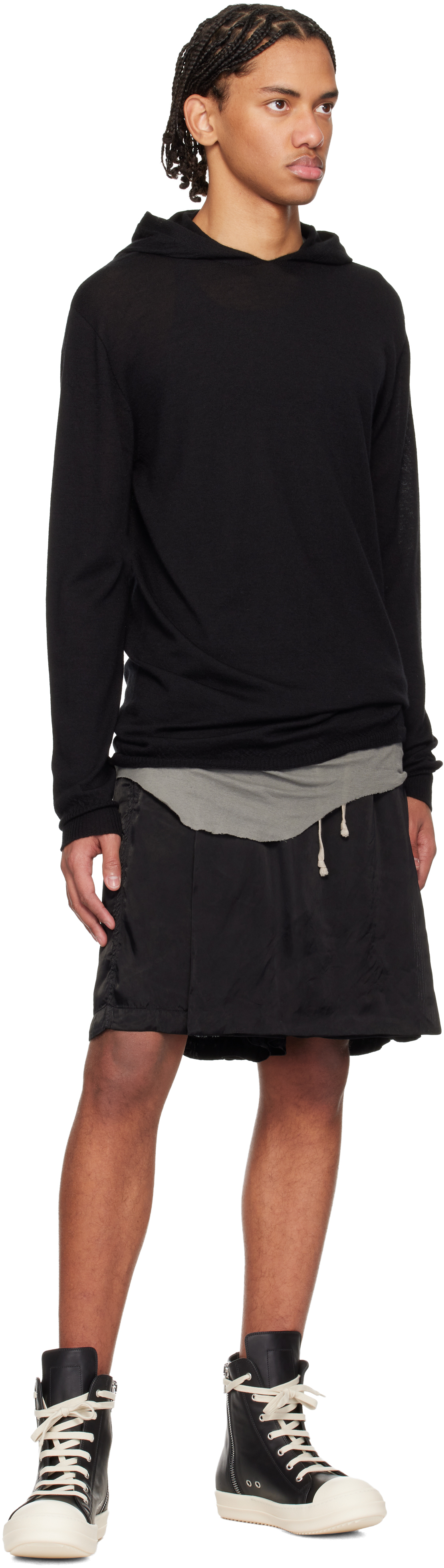 Black Temple Sneaks Sneakers