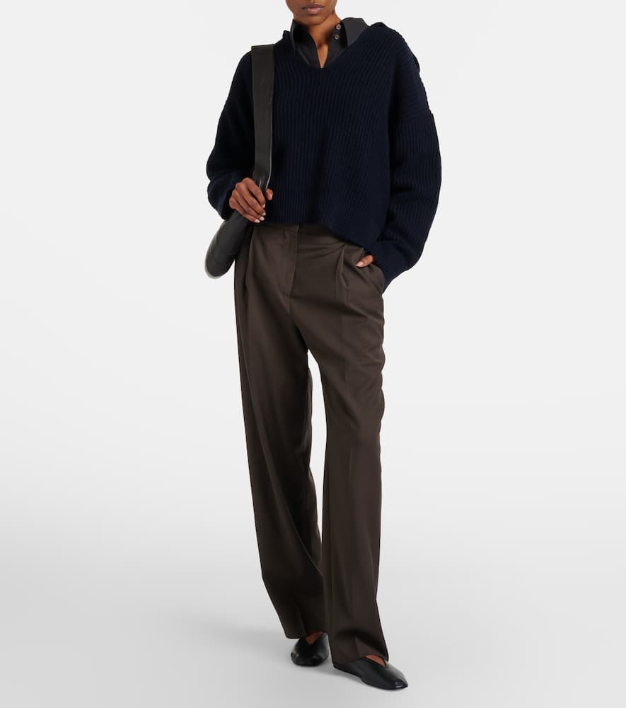 Cotton and cashmere sweater