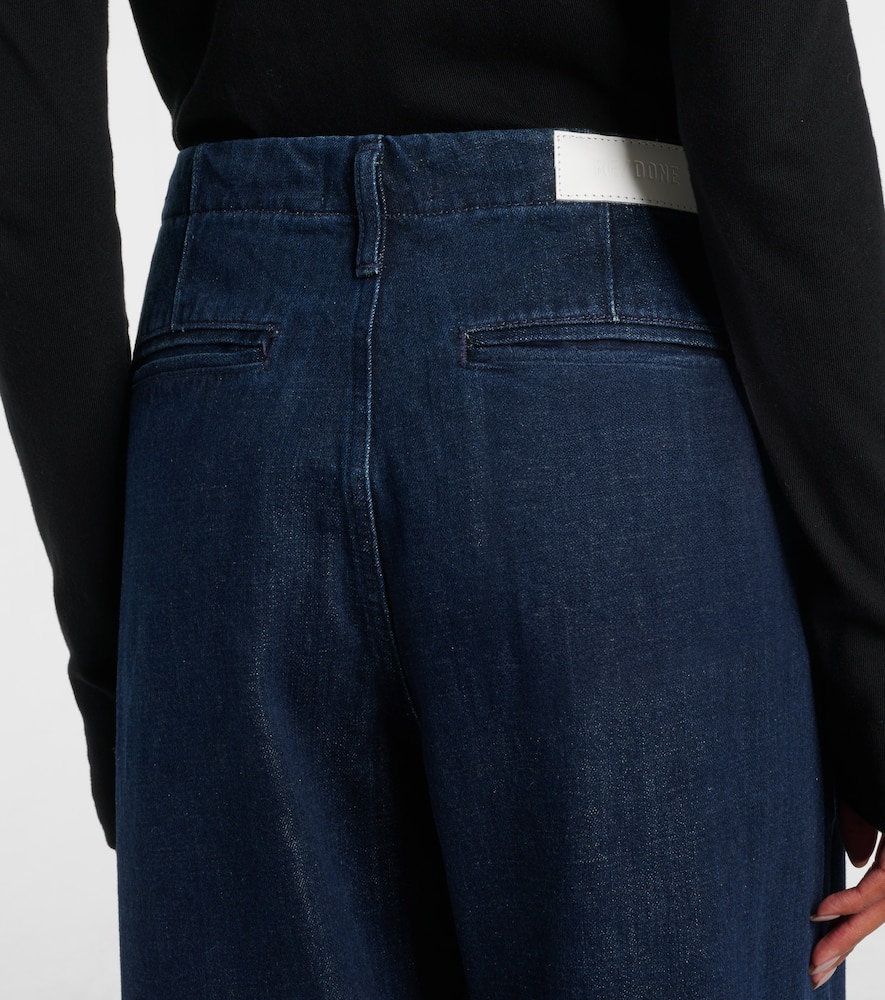 Triuser high-rise wide-leg jeans