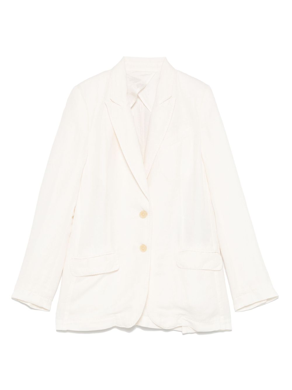 120% Lino linen-blend blazer - Neutrals