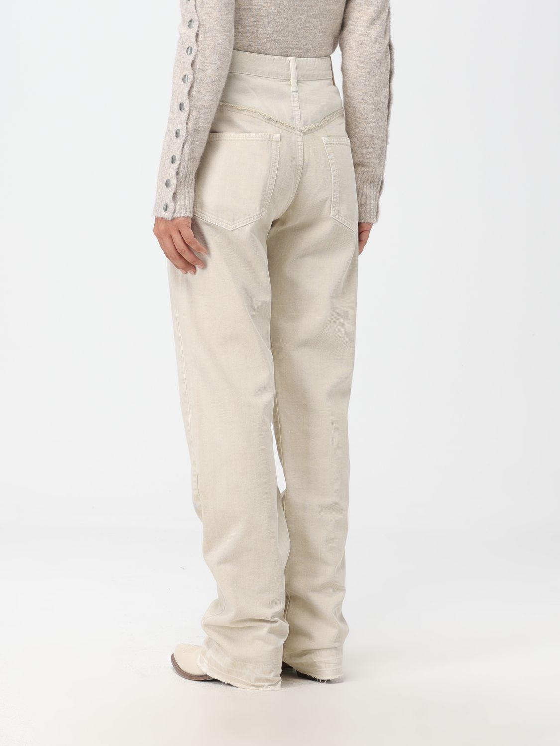 Pants Woman color Beige