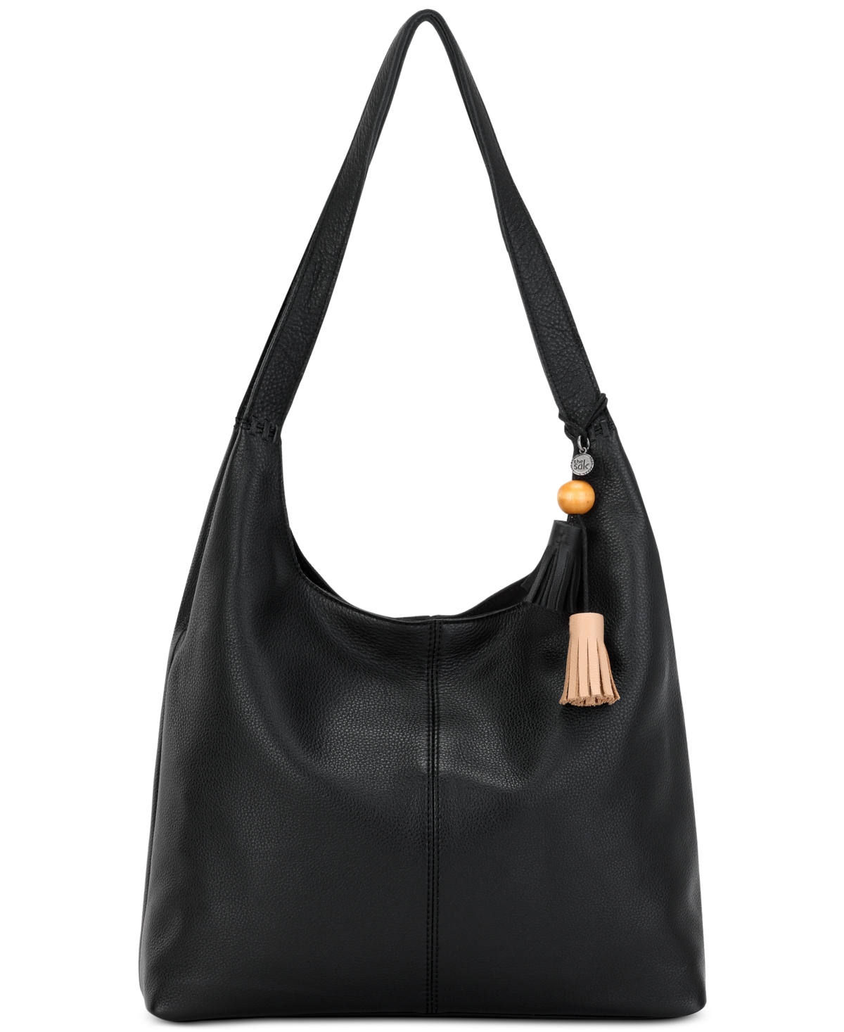 Huntley Leather Hobo Bag - Black