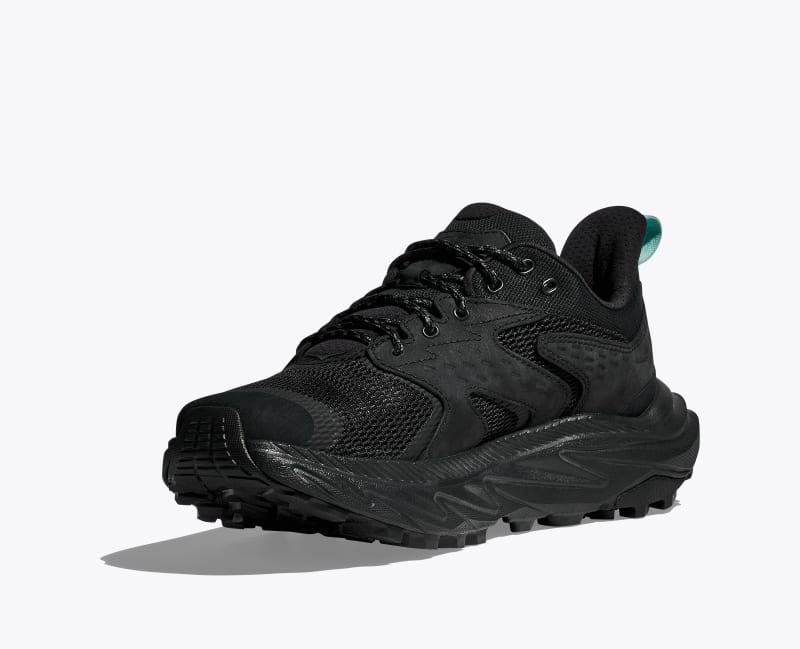 HOKA Women's Anacapa 2 Low GTX Shoes in Black/Black