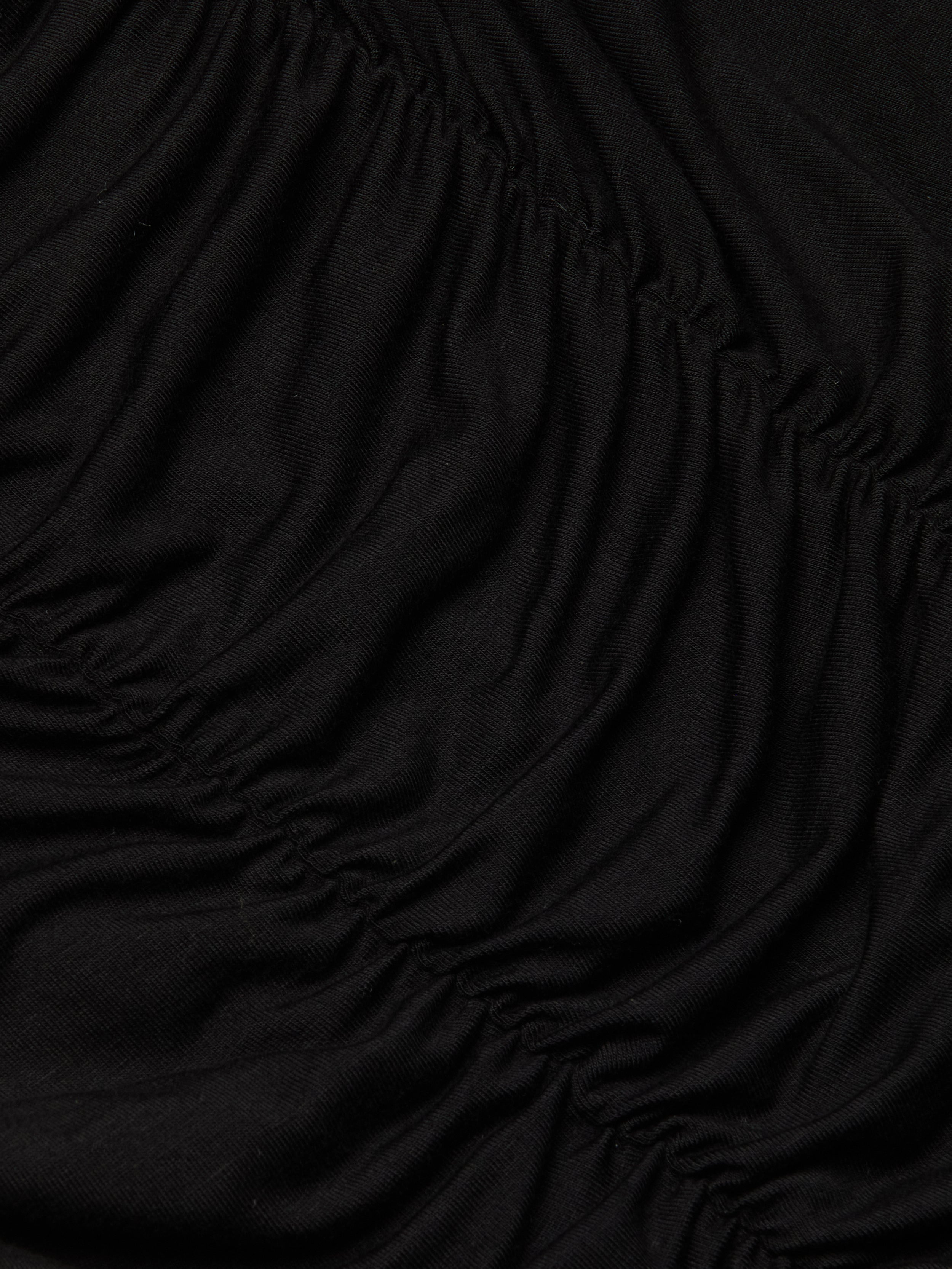Baliegh Ruched Bodysuit In Black