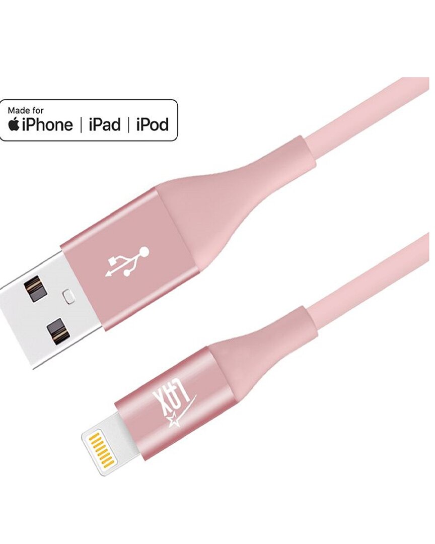 Apple Mfi Certified 4Ft Rose Slim Lightning Cables