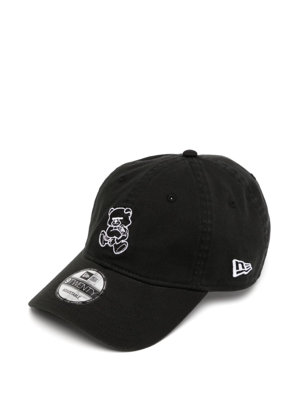 Embroidered cap - Black