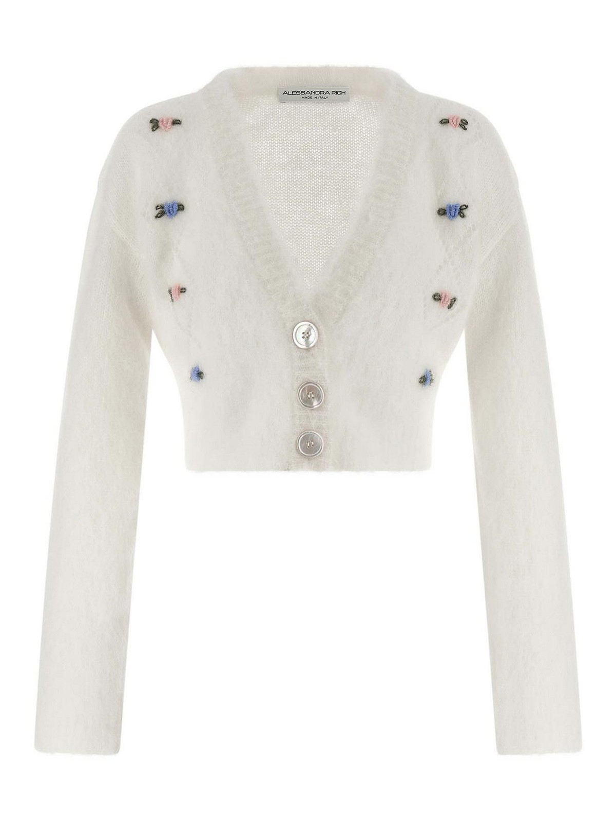 Carded Mohair Cardigan