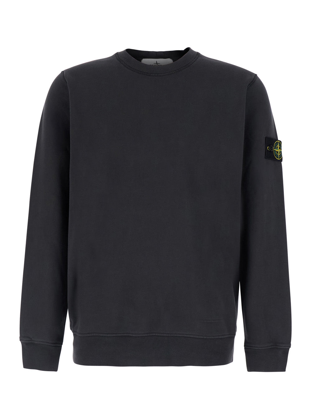 Crewneck Cotton Sweatshirt — Gray