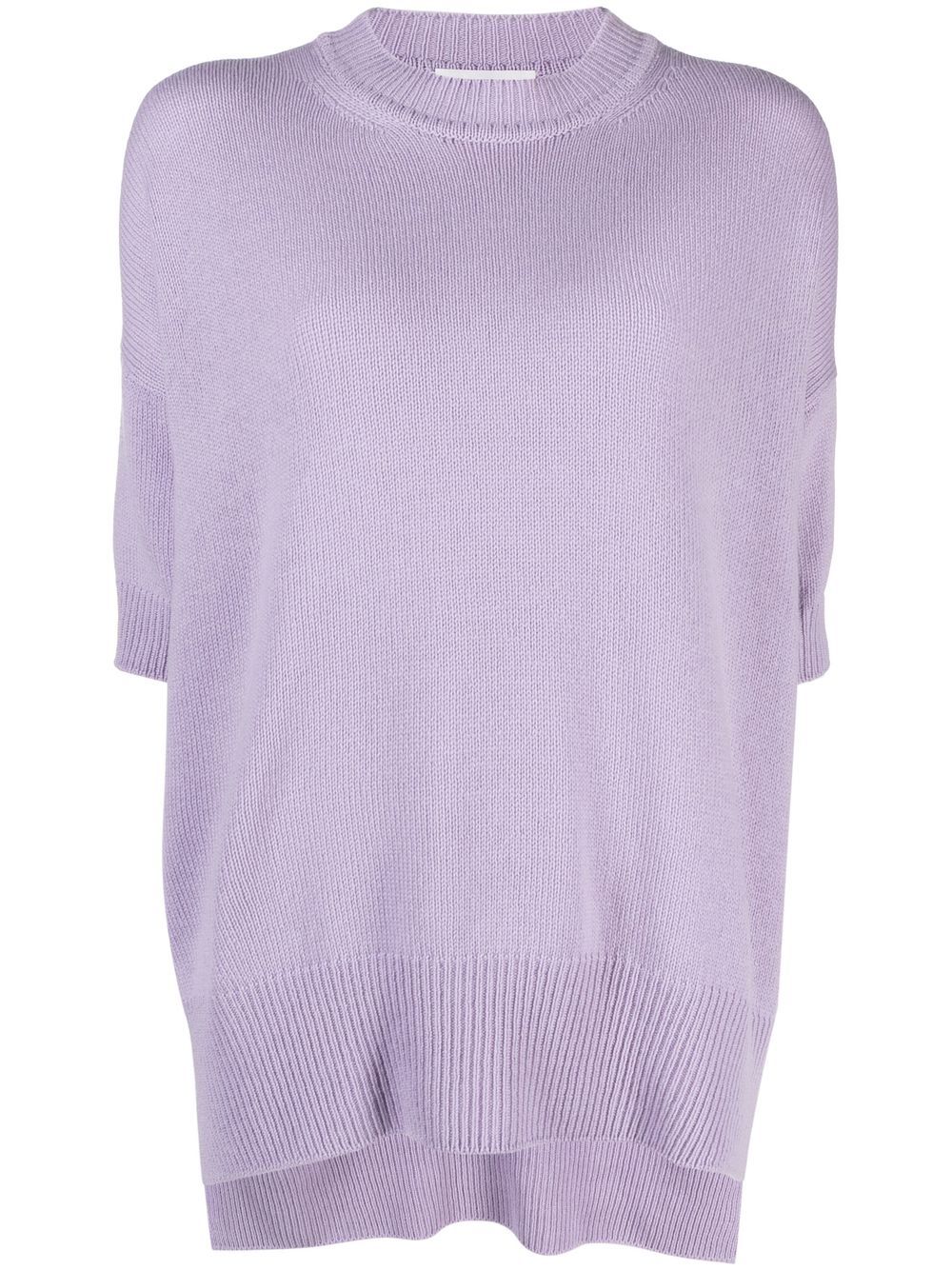 Knitted cashmere top - Green