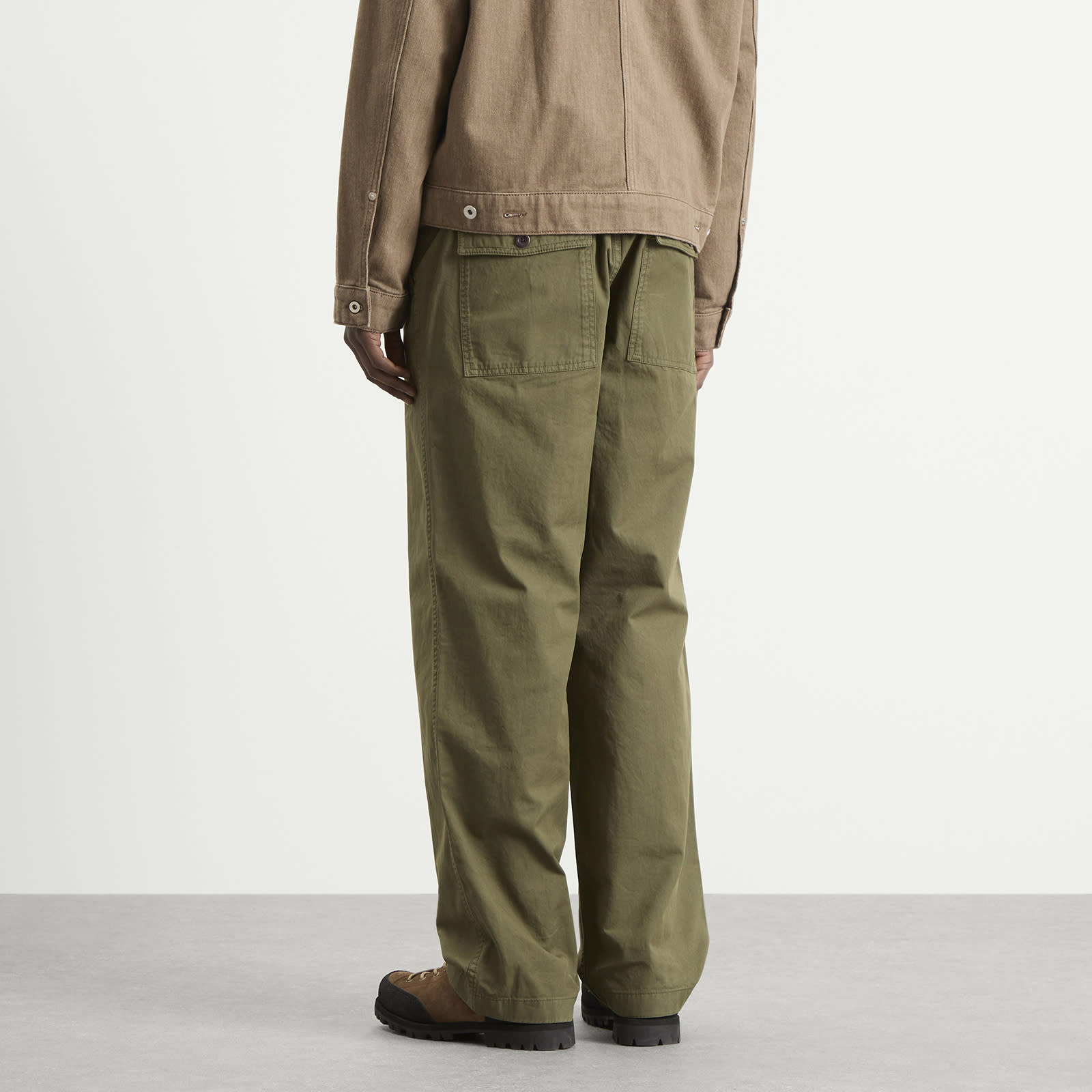 Men's Kvitfjell Relaxed Cotton Twill Pants Olive Night