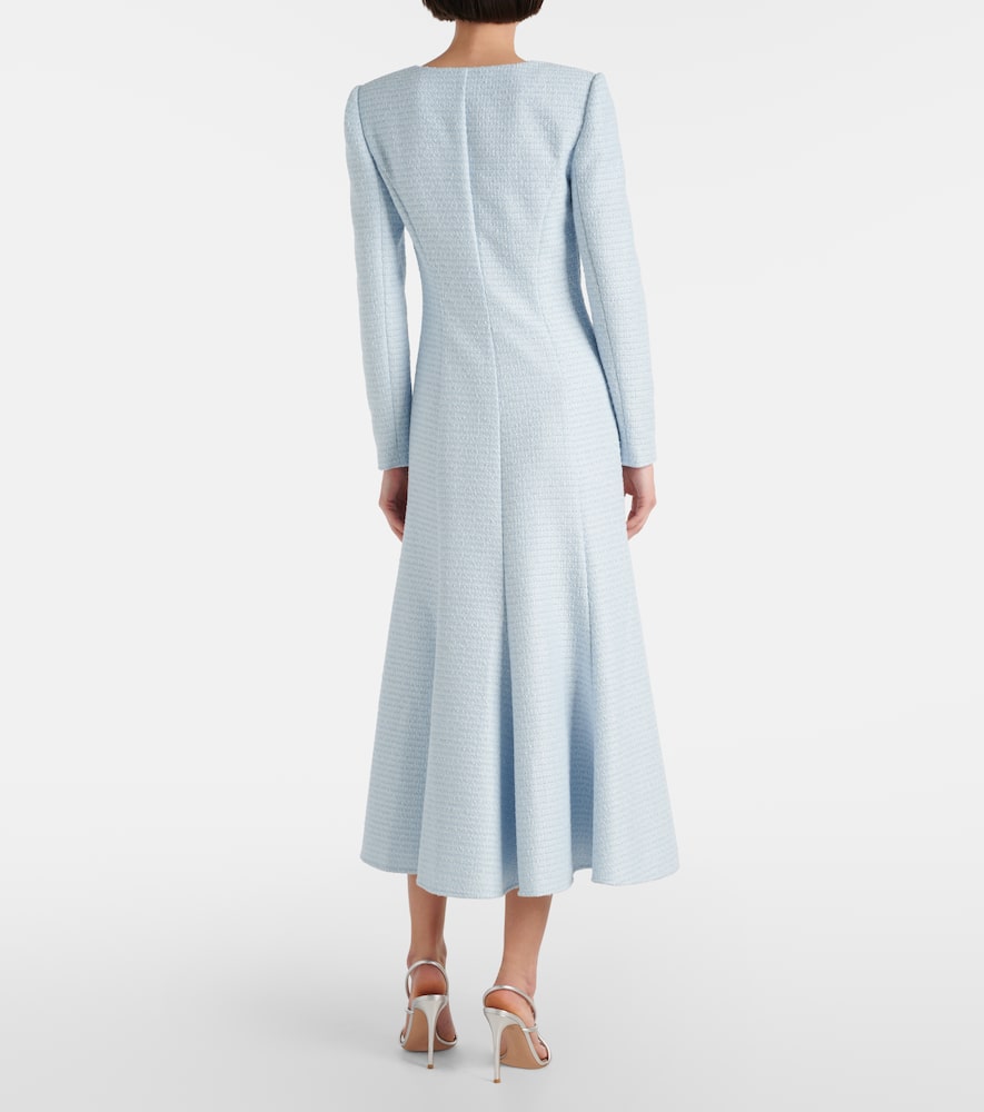 Jacquard midi dress