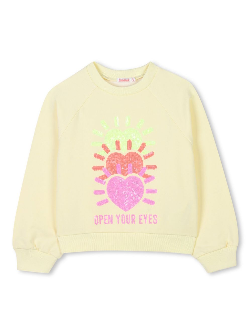 Graphic-print sweatshirt - Yellow