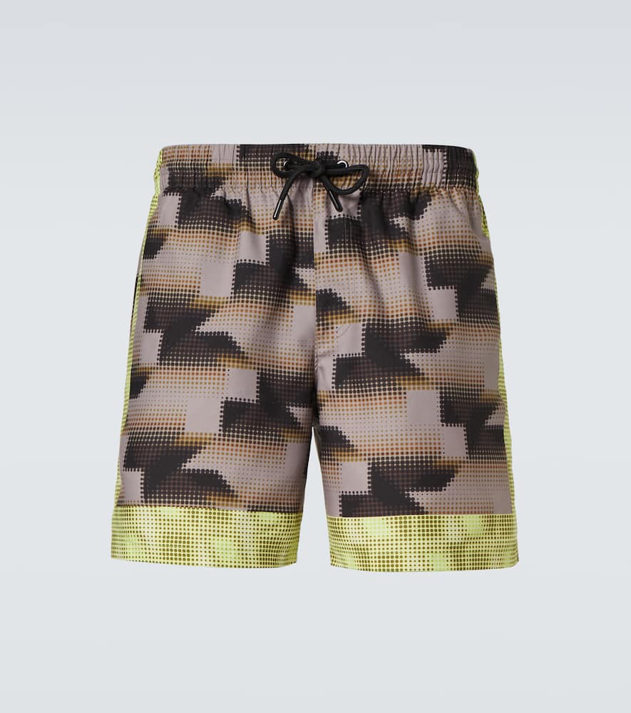 Printed swim trunks