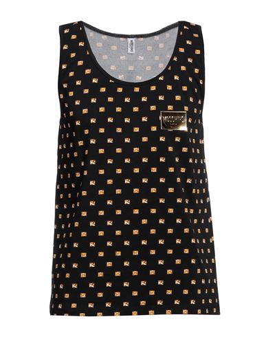 Man Tank top Black