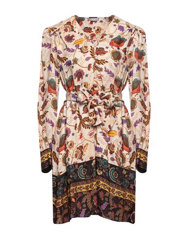 Caliban Woman Mini dress Ivory Size 4 Viscose