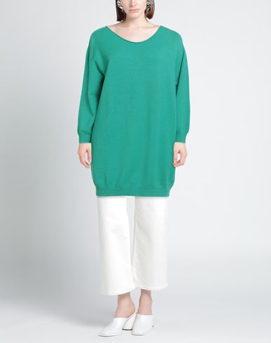 Woman Sweater Emerald green Size S/M Viscose, Polyester, Polyamide