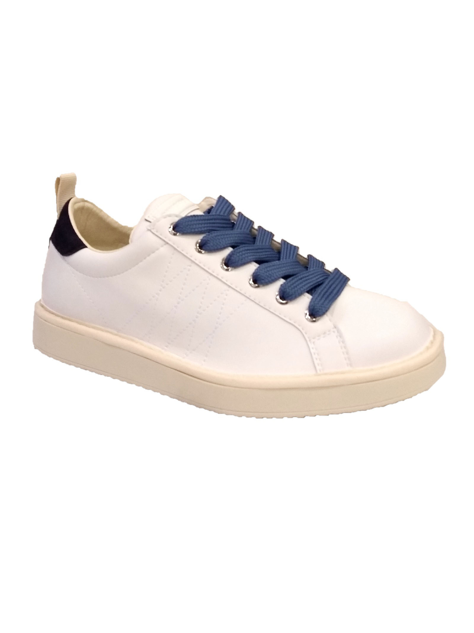 Lace Up Shoes White Recycled Leather - Men
