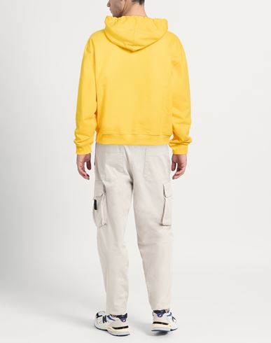 Man Sweatshirt Yellow Size S Organic cotton