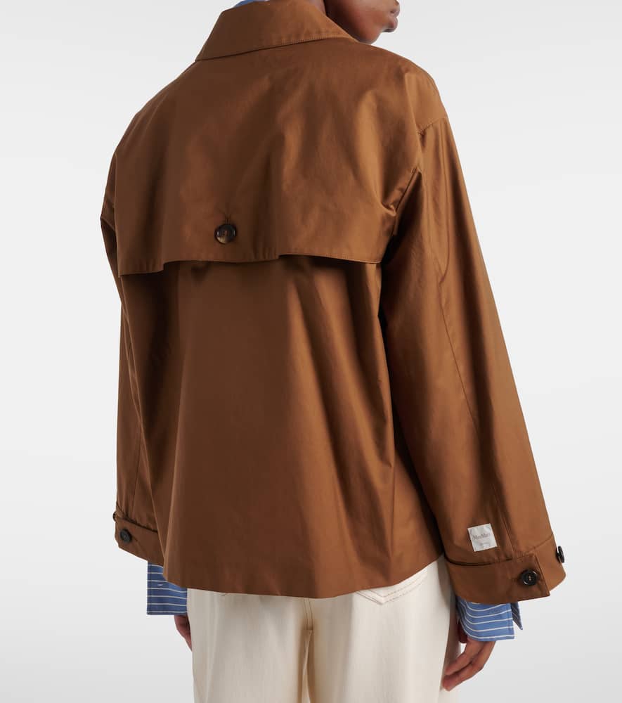 The Cube Bouquet cotton-blend twill jacket