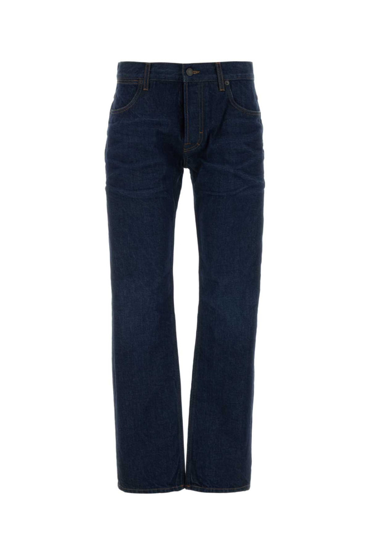 Gucci - denim trousers straight leg belt loop