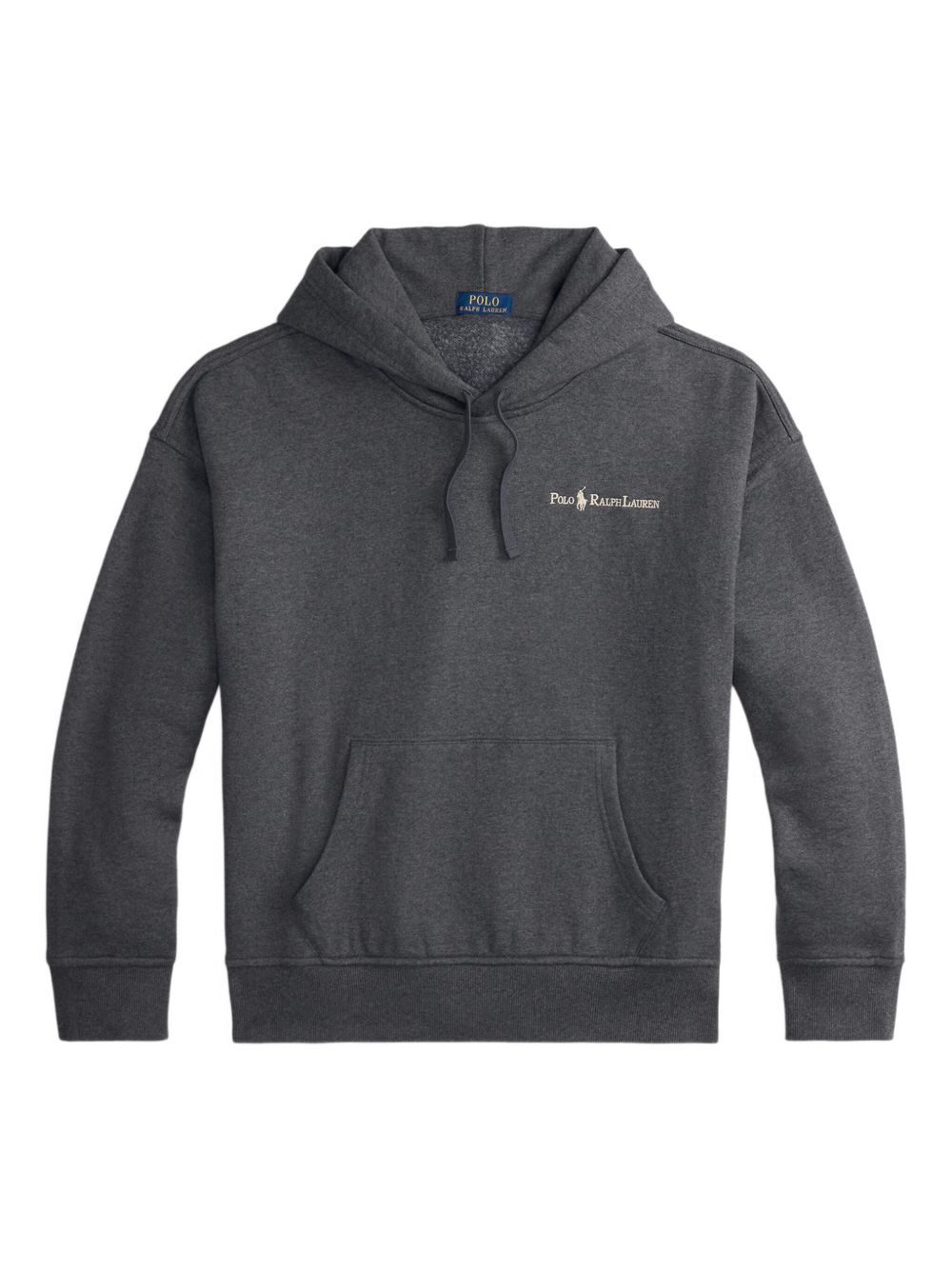 Logo-embroidered hoodie - Grey