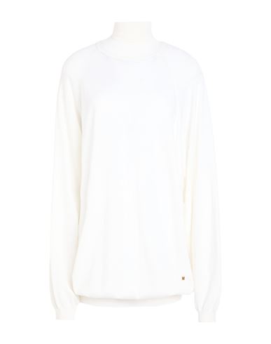 Couture Woman Turtleneck Cream Size 8 Virgin Wool
