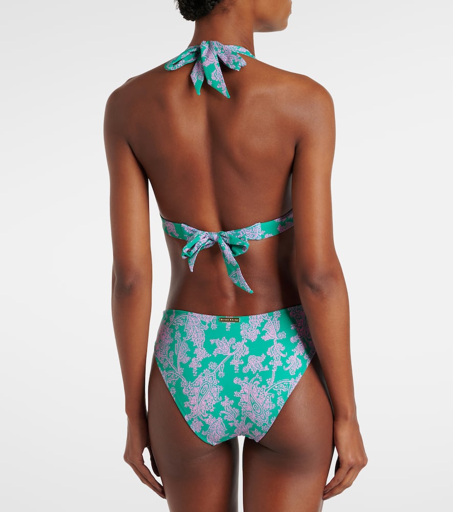 Santa Rosa paisley bikini top